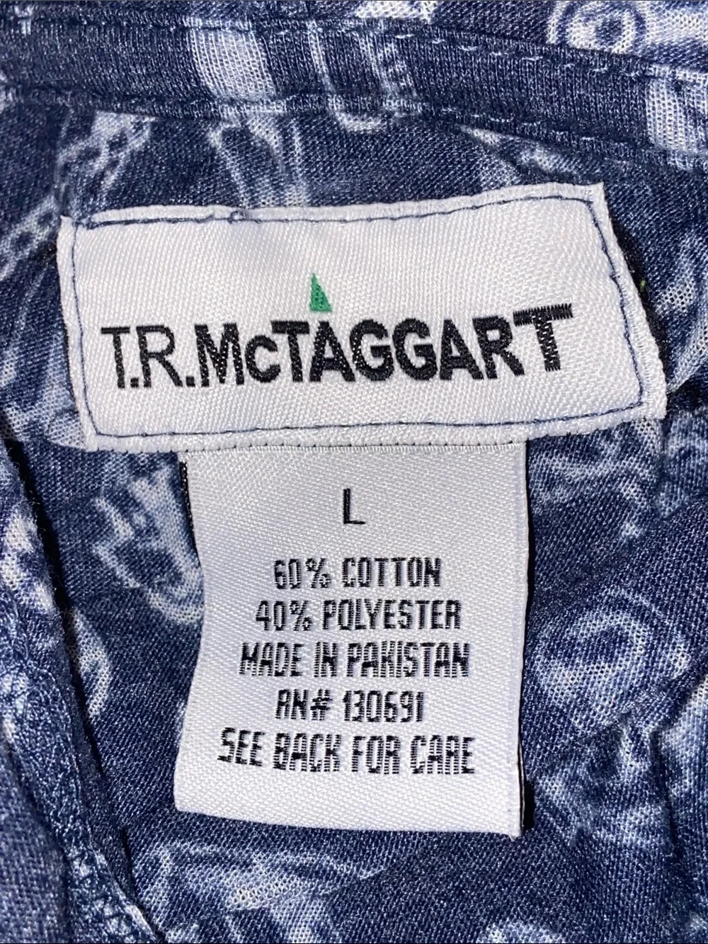 TITANIC ANCHOR PRINT ZIP HOODIE TR McTaggart Blue & White Nautical Jacket